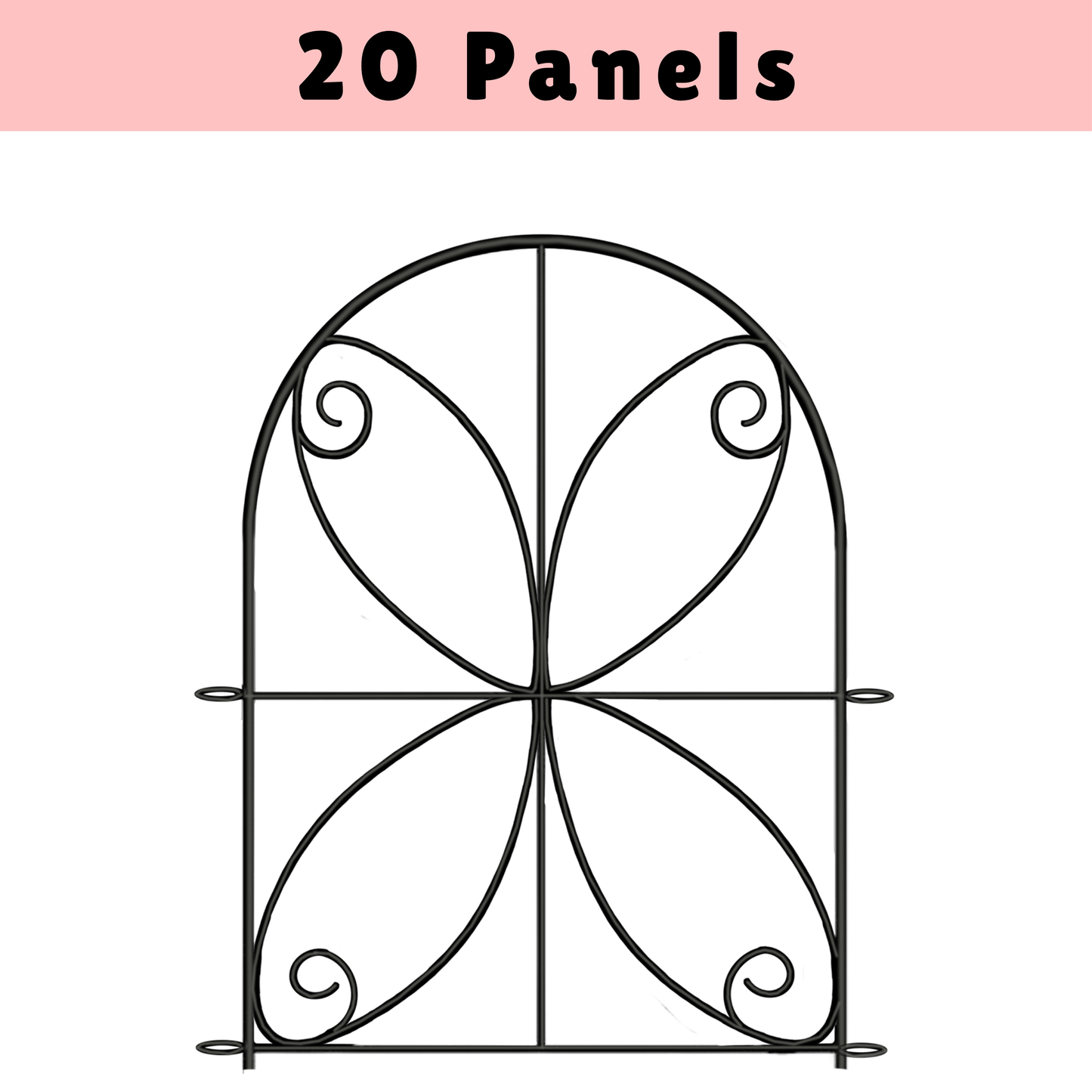 Heart Black 20 Panels