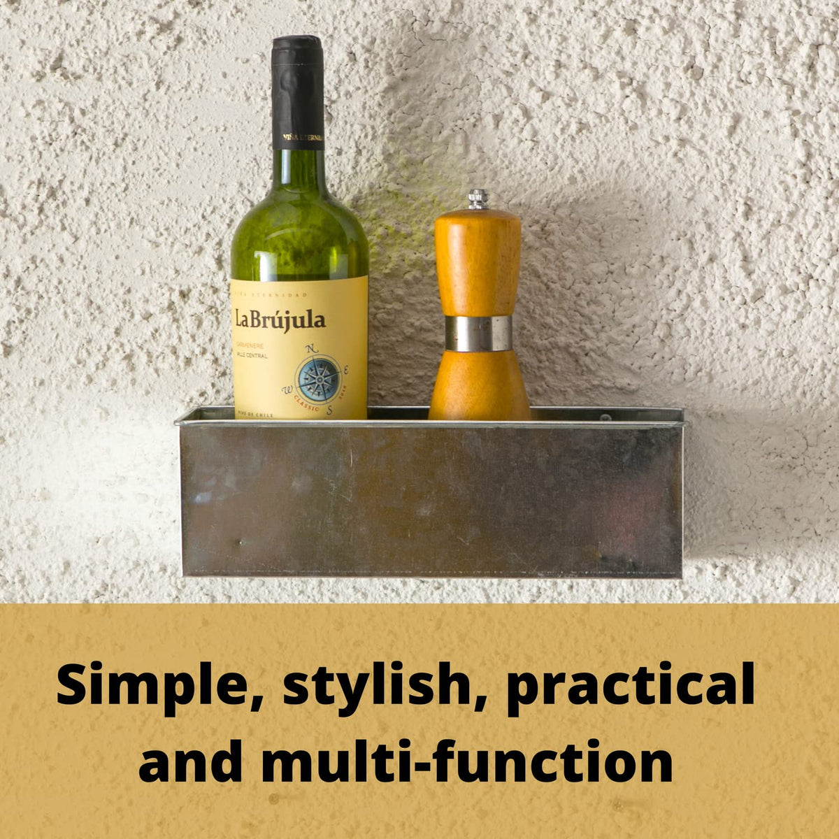 LaLaGreen Metal Wall-Mount Planter Pots