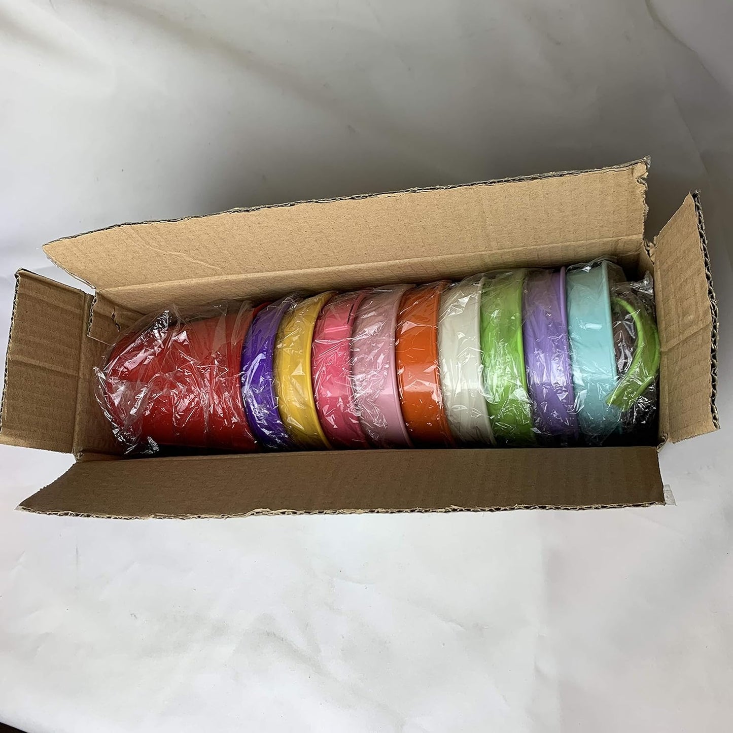 LaLaGreen Small Hanging Planters Outdoor - 10 Pack, 4 Inch Rainbow Planter Colorful Flower Pots Metal Iron, Rail Balcony Garden Deck Railing Plant Hanger Fence Wall, Herb Bucket Indoor Window Boxes