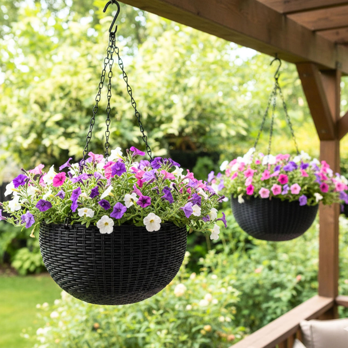 LaLaGreen Self-Watering Hanging Planters