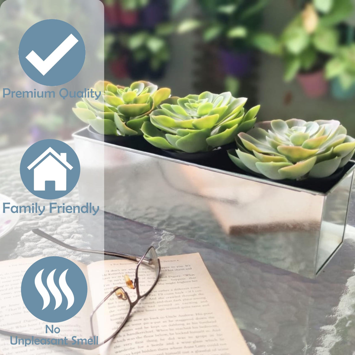 LaLaGreen Metal Wall-Mount Planter Pots