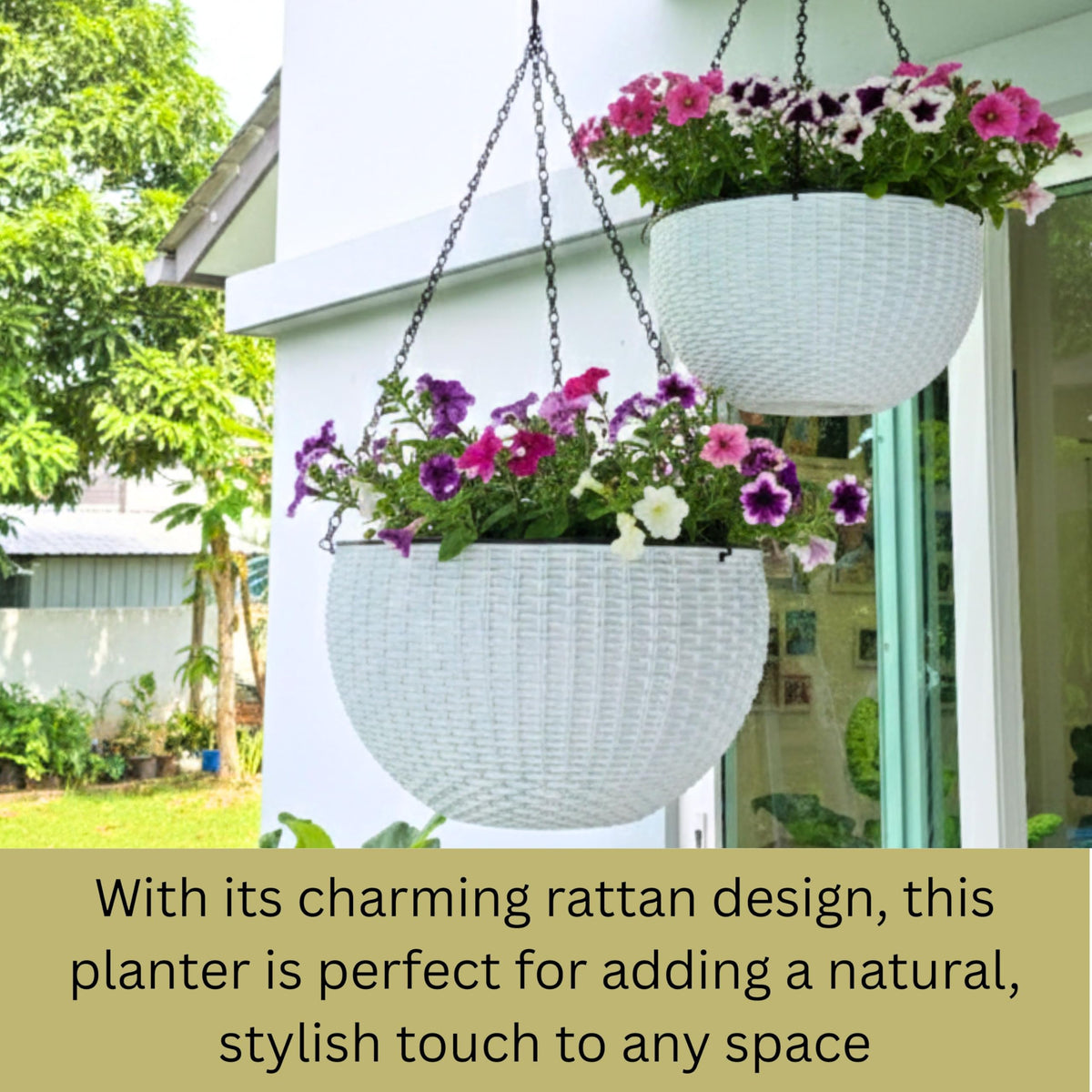 LaLaGreen Self-Watering Hanging Planters