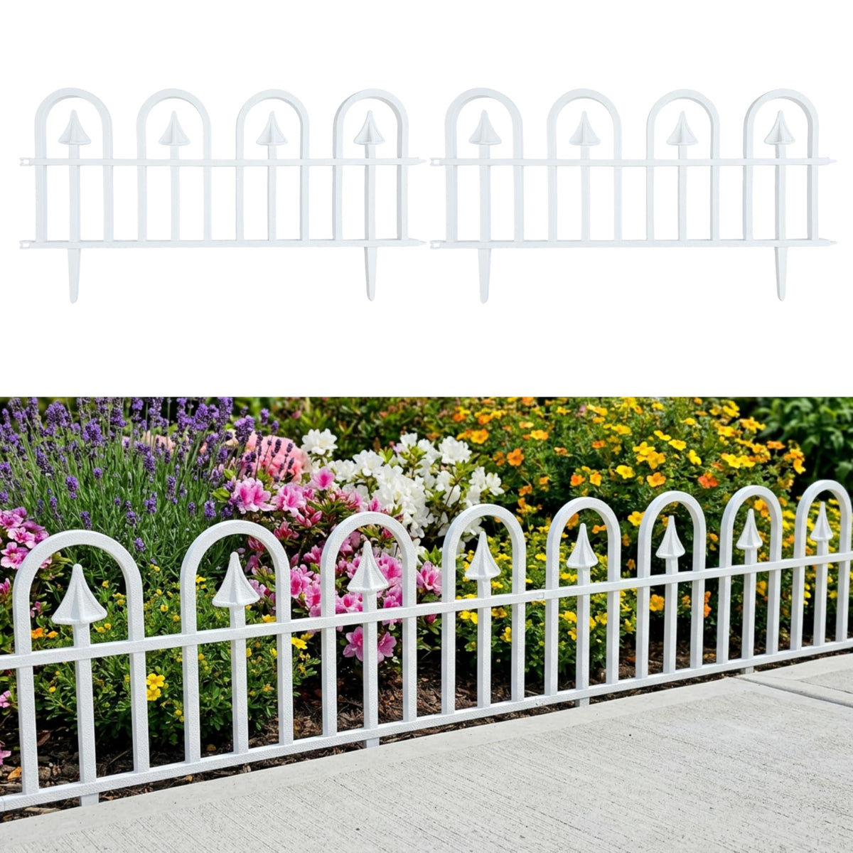 LaLaGreen Small Decorative Garden Edging Panels — 23 x 8.5 in