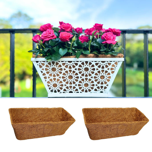 LaLaGreen Rectangular Coconut Coir Replacement Liners for Wall Planters