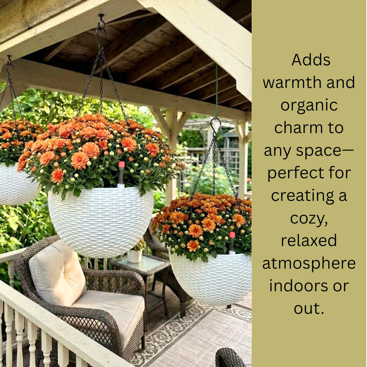 LaLaGreen Self-Watering Hanging Planters