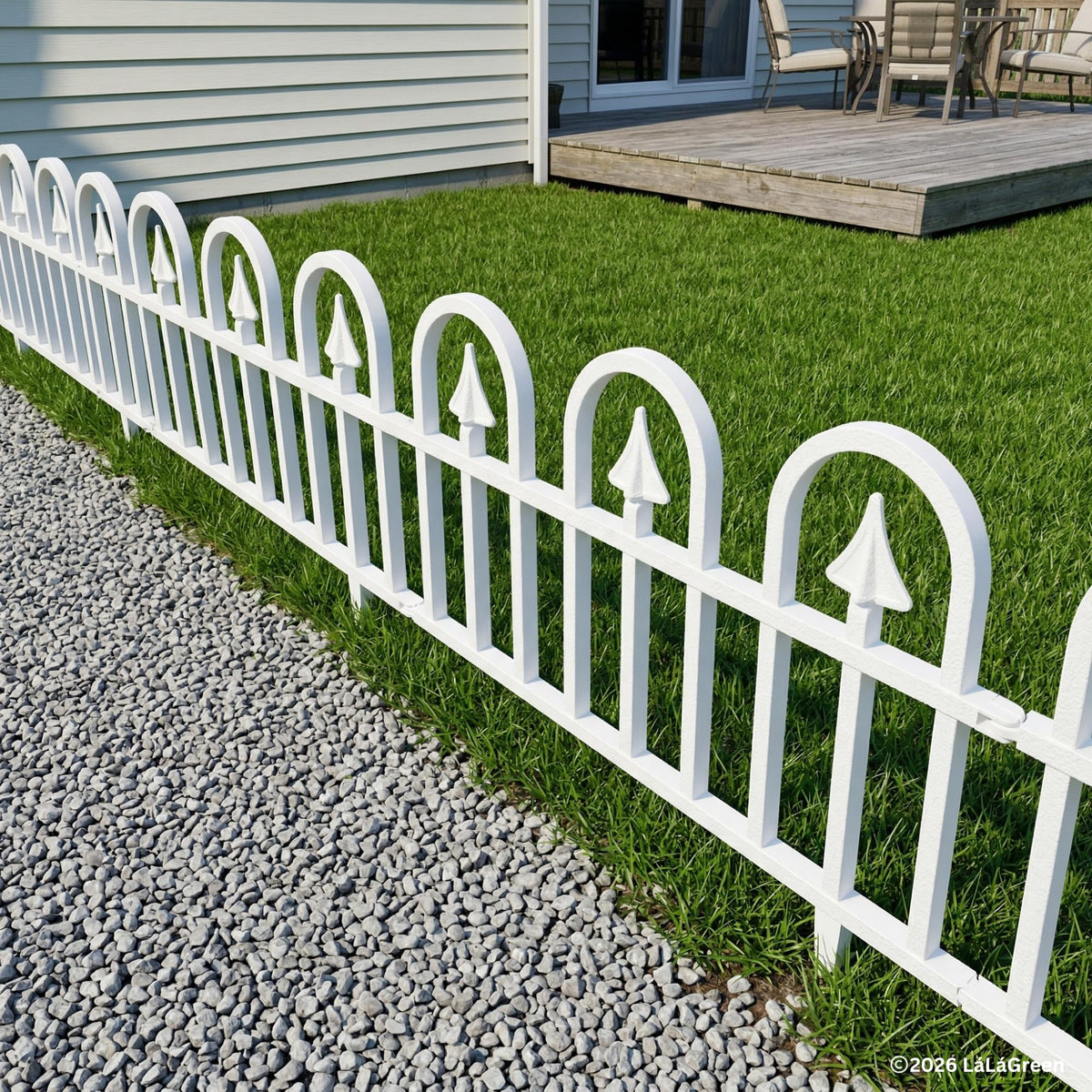 LaLaGreen Small Decorative Garden Edging Panels — 23 x 8.5 in