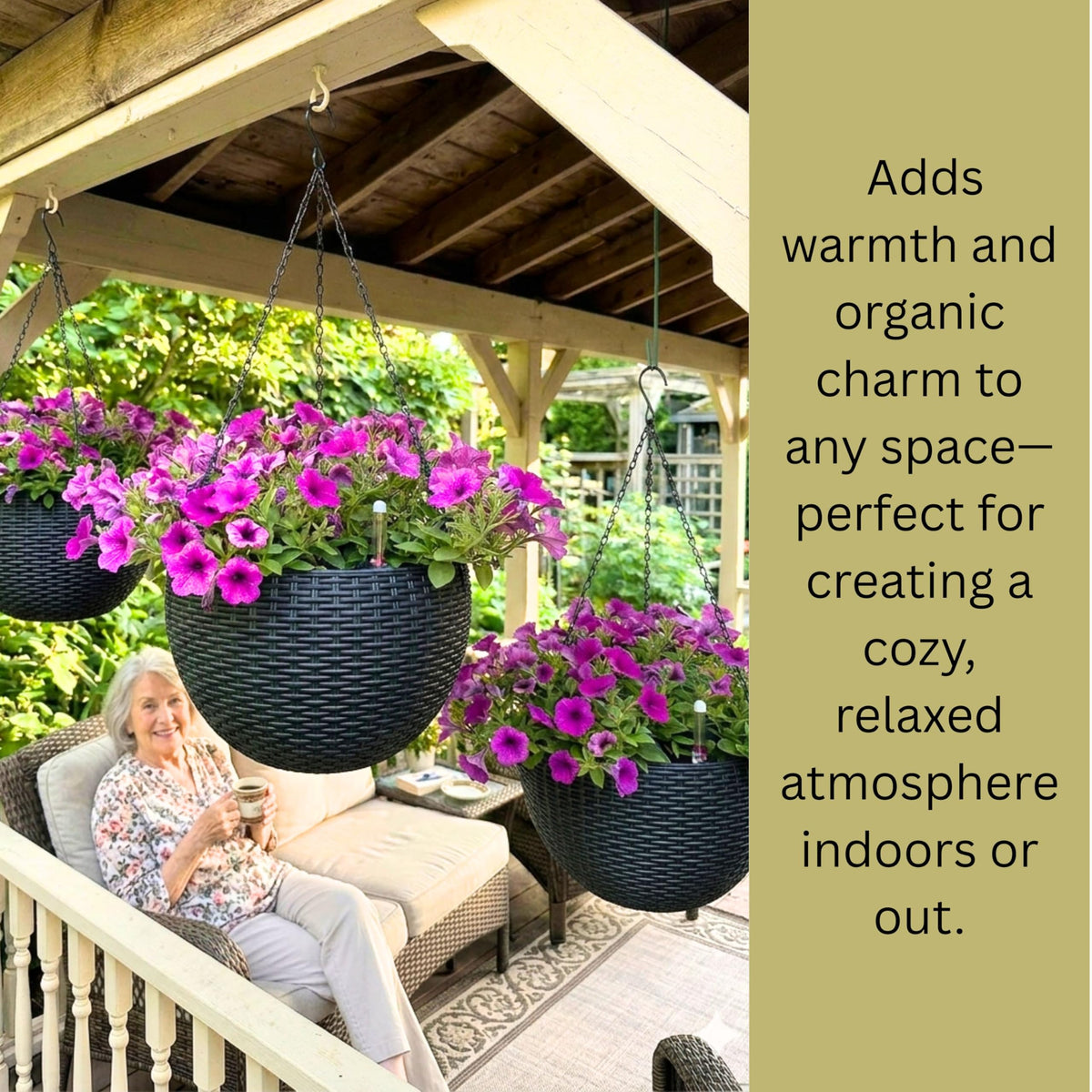 LaLaGreen Self-Watering Hanging Planters