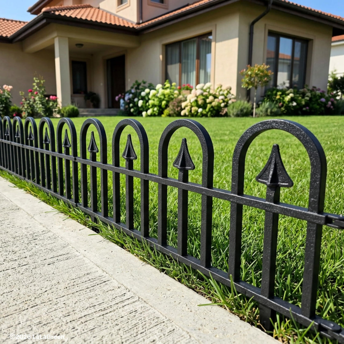 LaLaGreen Small Decorative Garden Edging Panels — 23 x 8.5 in
