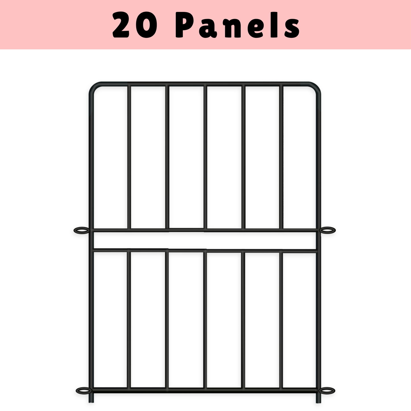 Heart Black 20 Panels