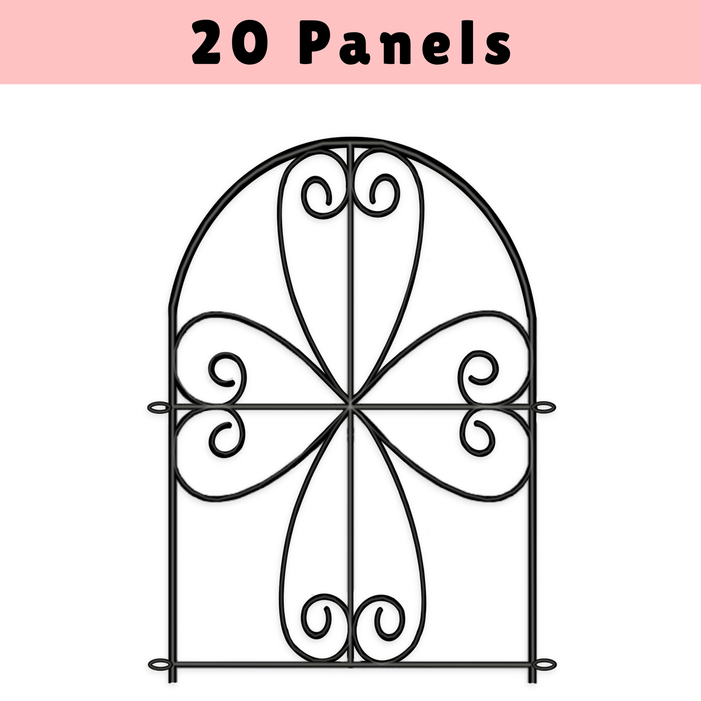 Garden Fence 20 Panels