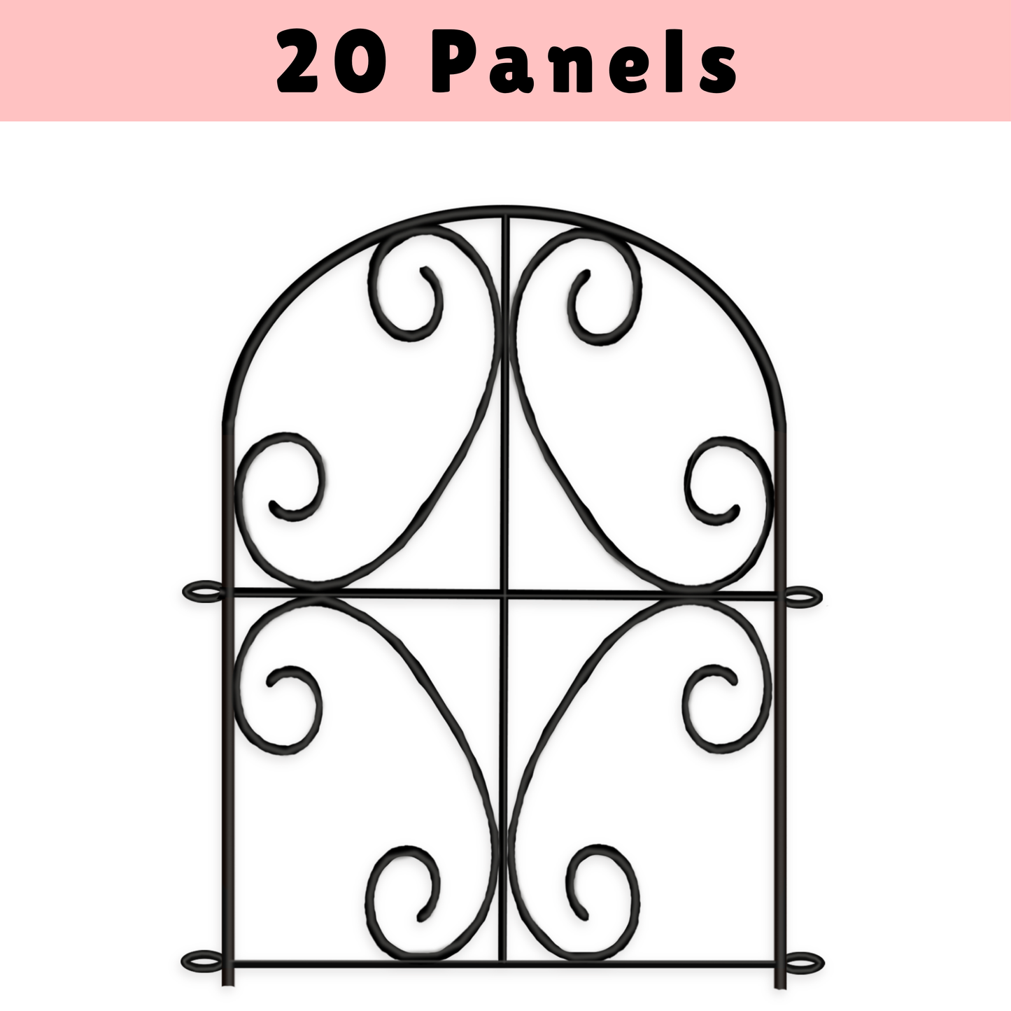 Garden Fence 20 Panels